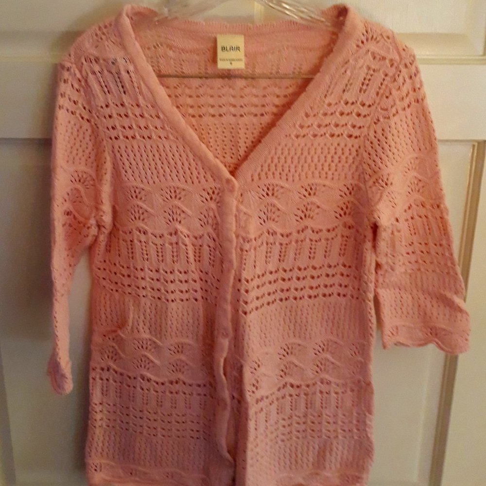 Women's Pink Blair Cardigan Size Small